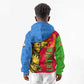 Eritrea Independence Day 2024 Kid Hoodie Eritrean Camel African Pattern