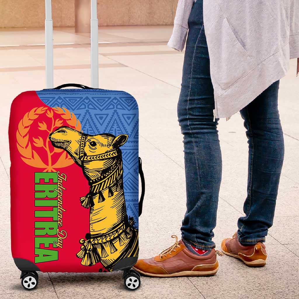 Eritrea Independence Day 2024 Luggage Cover Eritrean Camel African Pattern