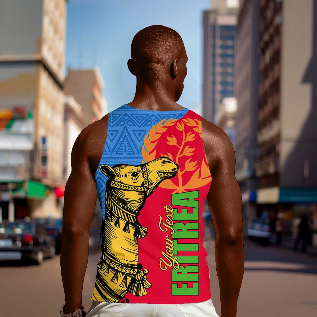 Eritrea Independence Day 2024 Men Tank Top Eritrean Camel African Pattern