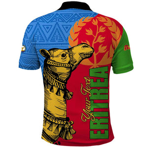 Eritrea Independence Day 2024 Polo Shirt Eritrean Camel African Pattern
