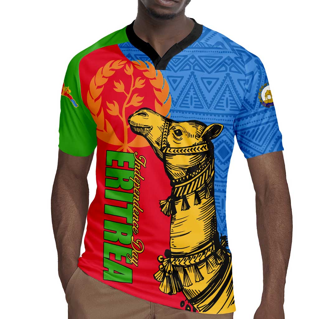 Eritrea Independence Day 2024 Rugby Jersey Eritrean Camel African Pattern
