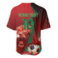 Custom Morocco 2026 World Football Baseball Jersey Together for One Goal Champions