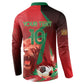 Custom Morocco 2026 World Football Button Sweatshirt Together for One Goal Champions