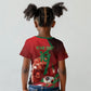 Custom Morocco 2026 World Football Kid T shirt Together for One Goal Champions