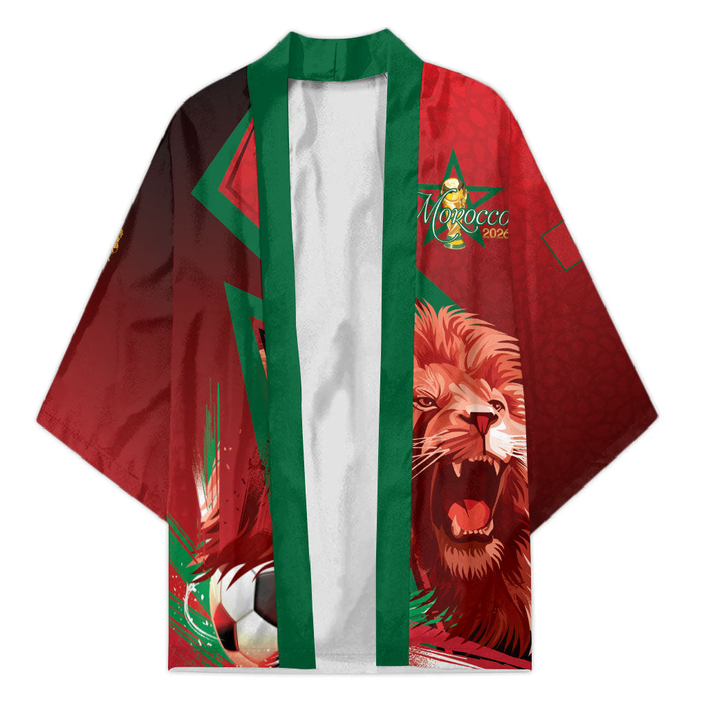 Custom Morocco 2026 World Football Kimono Together for One Goal Champions
