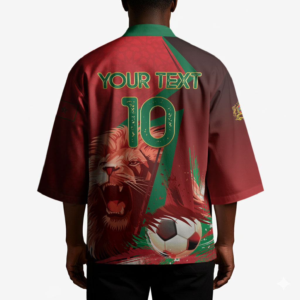 Custom Morocco 2026 World Football Kimono Together for One Goal Champions
