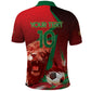 Custom Morocco 2026 World Football Polo Shirt Together for One Goal Champions
