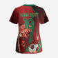 Custom Morocco 2026 World Football Scrub Top Together for One Goal Champions
