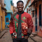 Custom Morocco 2026 World Football Sleeve Zip Bomber Jacket Together for One Goal Champions