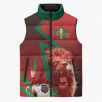 Custom Morocco 2026 World Football Sleeveless Puffer Jacket Together for One Goal Champions