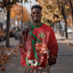 Custom Morocco 2026 World Football Sweatshirt Together for One Goal Champions