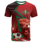 Custom Morocco 2026 World Football T shirt Together for One Goal Champions