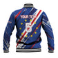 Custom World Football 2026 Cabo Verde Baseball Jacket Tubaroes Azuis Victory