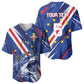 Custom World Football 2026 Cabo Verde Baseball Jersey Tubaroes Azuis Victory