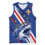 Custom World Football 2026 Cabo Verde Basketball Jersey Tubaroes Azuis Victory