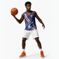 Custom World Football 2026 Cabo Verde Basketball Jersey Tubaroes Azuis Victory