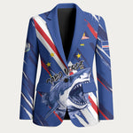 Custom World Football 2026 Cabo Verde Blazer Tubaroes Azuis Victory