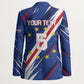 Custom World Football 2026 Cabo Verde Blazer Tubaroes Azuis Victory