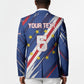 Custom World Football 2026 Cabo Verde Blazer Tubaroes Azuis Victory