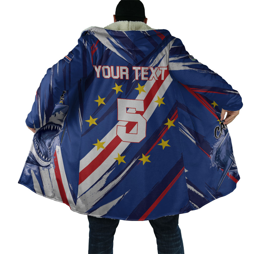 Custom World Football 2026 Cabo Verde Cloak Tubaroes Azuis Victory