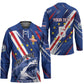 Custom World Football 2026 Cabo Verde Hockey Jersey Tubaroes Azuis Victory