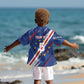Custom World Football 2026 Cabo Verde Kid Hawaiian Shirt Tubaroes Azuis Victory