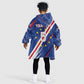 Custom World Football 2026 Cabo Verde Kid Wearable Blanket Hoodie Tubaroes Azuis Victory