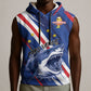 Custom World Football 2026 Cabo Verde Sleeveless Hoodie Tubaroes Azuis Victory