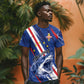 Custom World Football 2026 Cabo Verde T shirt Tubaroes Azuis Victory