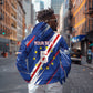 Custom World Football 2026 Cabo Verde Zip Hoodie Tubaroes Azuis Victory