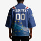 Custom Cape Verde Football 2026 Blue Shark Kimono Go Champions
