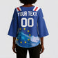 Custom Cape Verde Football 2026 Blue Shark Kimono Sleeve Blouse Go Champions