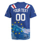 Custom Cape Verde Football 2026 Blue Shark Rugby Jersey Go Champions