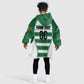 Custom Zimbabwe Rugby 3rd Africa Cup Kid Wearable Blanket Hoodie The Sables Back-to-Back Champions