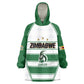 Custom Zimbabwe Rugby 3rd Africa Cup Kid Wearable Blanket Hoodie The Sables Back-to-Back Champions