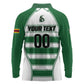 Custom Zimbabwe Rugby 3rd Africa Cup Long Sleeve Polo Shirt The Sables Back-to-Back Champions