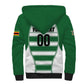 Custom Zimbabwe Rugby 3rd Africa Cup Sherpa Hoodie The Sables Back-to-Back Champions