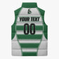 Custom Zimbabwe Rugby 3rd Africa Cup Sleeveless Puffer Jacket The Sables Back-to-Back Champions