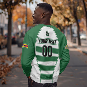 Custom Zimbabwe Rugby 3rd Africa Cup Sweatshirt The Sables Back-to-Back Champions