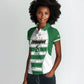 Custom Zimbabwe Rugby 3rd Africa Cup Women Polo Shirt The Sables Back-to-Back Champions