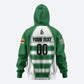Custom Zimbabwe Rugby 3rd Africa Cup Zip Hoodie The Sables Back-to-Back Champions