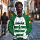 Custom Zimbabwe Rugby 3rd Africa Cup Zip Hoodie The Sables Back-to-Back Champions