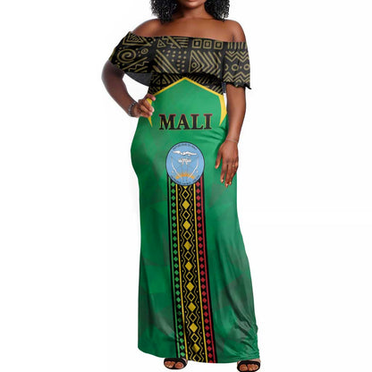 Mali Off Shoulder Maxi Dress Mali ka Fasojamana