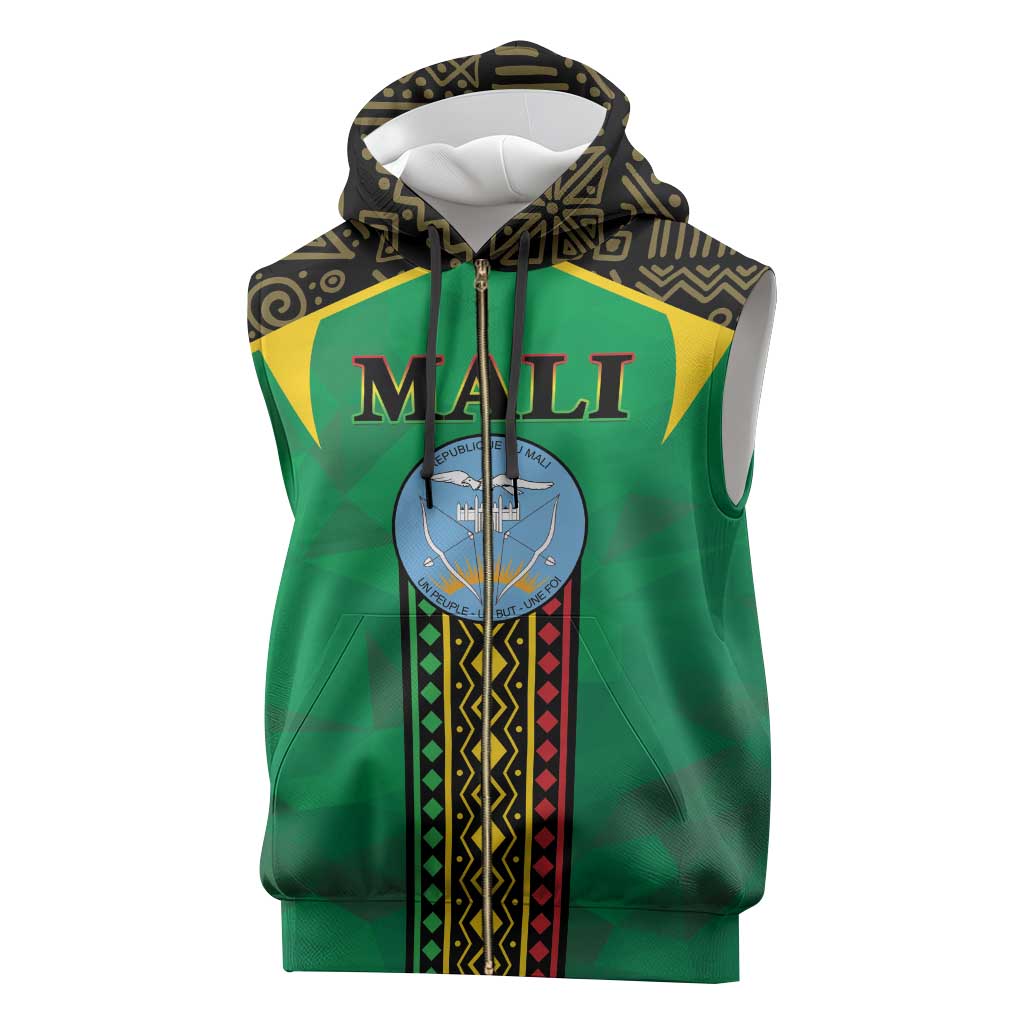 Mali Sleeveless Zip Hoodie Mali ka Fasojamana - African Pride