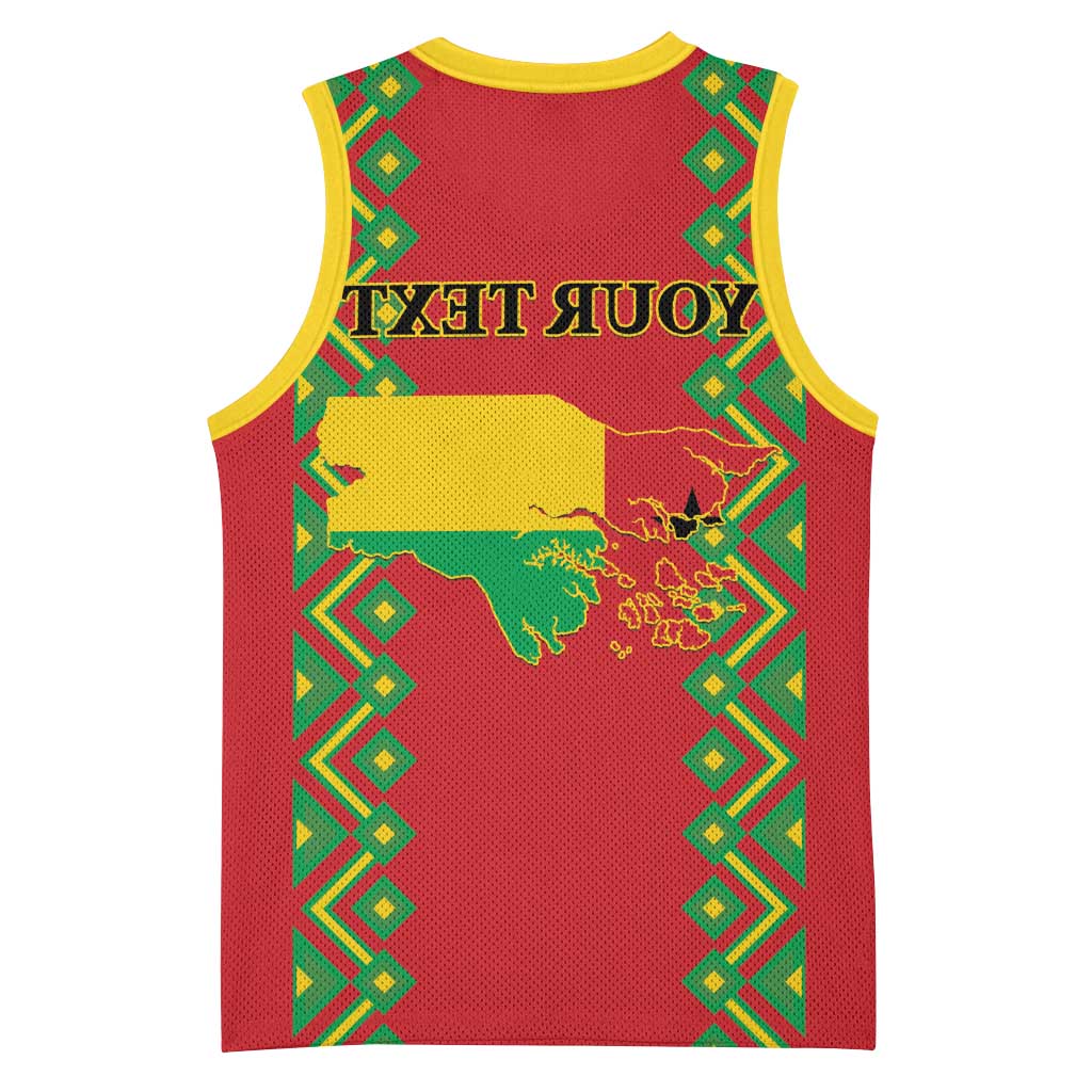 Guinea-Bissau Basketball Jersey Unidade Luta Progresso - African Pride