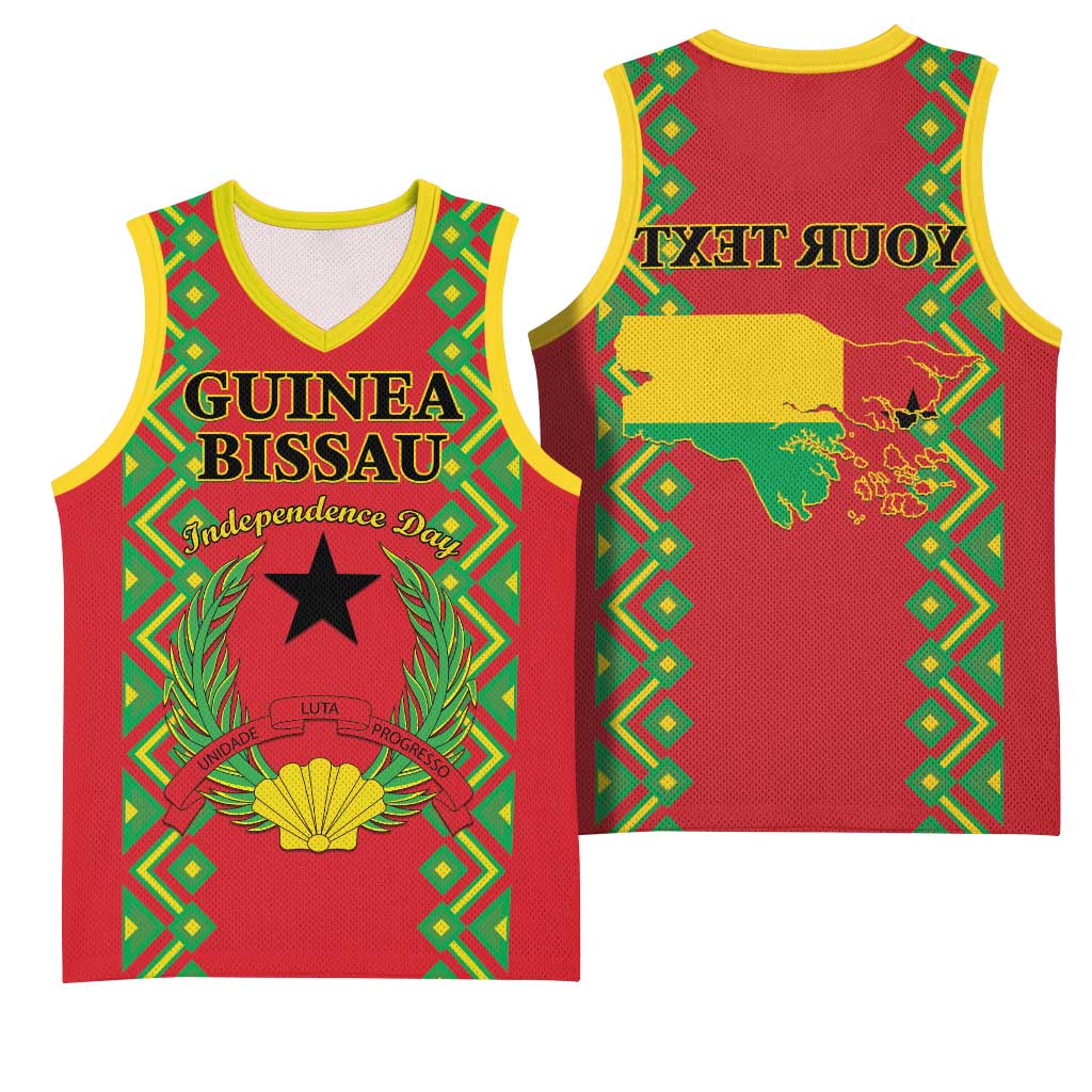 Guinea-Bissau Basketball Jersey Unidade Luta Progresso - African Pride