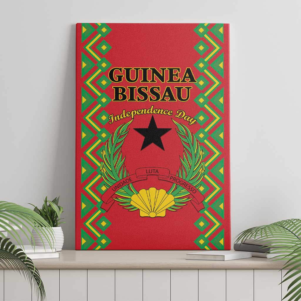 Guinea-Bissau Canvas Wall Art Unidade Luta Progresso