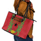 Guinea-Bissau Leather Tote Bag Unidade Luta Progresso