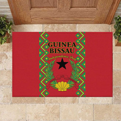 Guinea-Bissau Rubber Doormat Unidade Luta Progresso