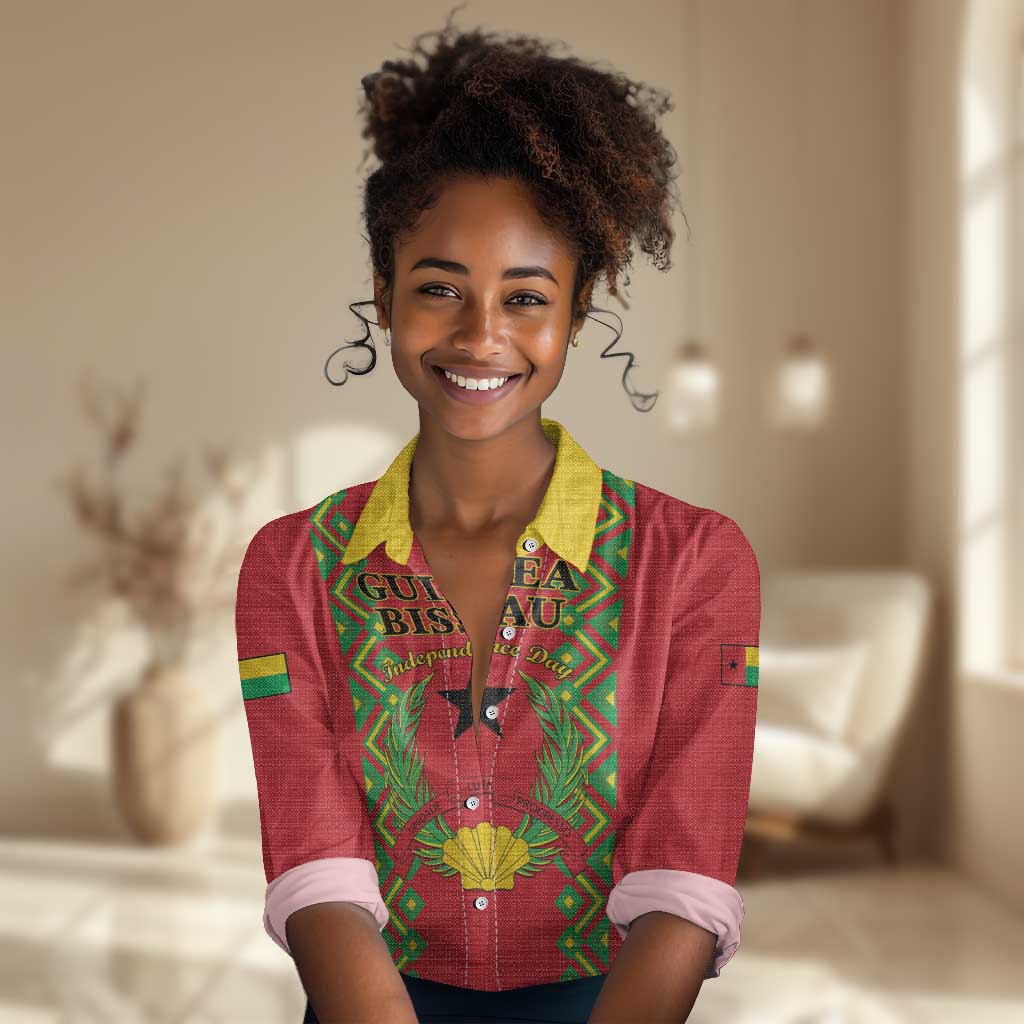 Guinea-Bissau Women Casual Shirt Unidade Luta Progresso LT01